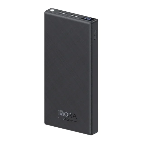 1Hora GAR263 Power Bank 10,000mAh — Pantalla LED y Linterna