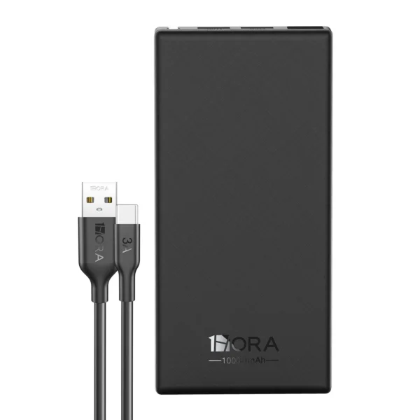 1Hora GAR263 Power Bank 10,000mAh — Pantalla LED y Linterna