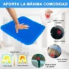 Cojín de Gel Panal Ergonómico para Silla de Oficina, Auto y Banco