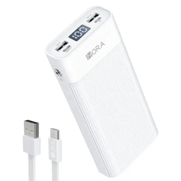 gar117 Power Bank 1 Hora GAR117 20000mAh — Carga Dual con Pantalla LED