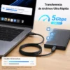 Cable USB-A a USB-C Carga Rápida 3A y 5Gbps UGreen 20882