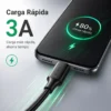 Cable USB-A a USB-C Carga Rápida 3A y 5Gbps UGreen 20882