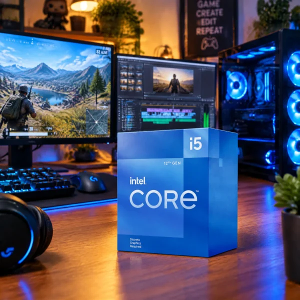 Intel Core i5-12400F — Procesador Gaming 6 Núcleos 12 Hilos hasta 4.40GHz