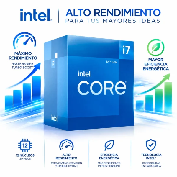 Procesador Intel Core i7-12700 12 Núcleos hasta 4.90GHz LGA1700