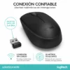 M170 (6) Logitech M170 — Mouse inalámbrico óptico 1000 DPI