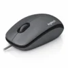 Mouse Óptico Alámbrico USB Ambidiestro Logitech M90