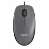 Mouse Óptico Alámbrico USB Ambidiestro Logitech M90