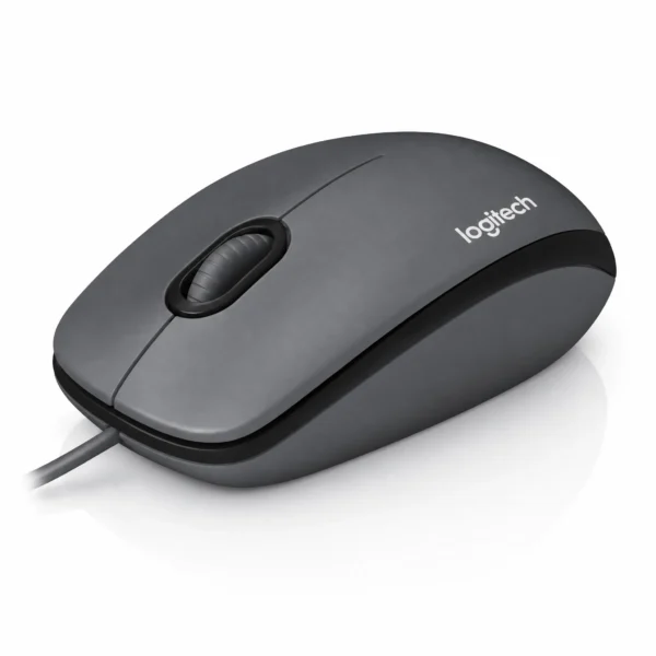 Mouse Óptico Alámbrico USB Ambidiestro Logitech M90