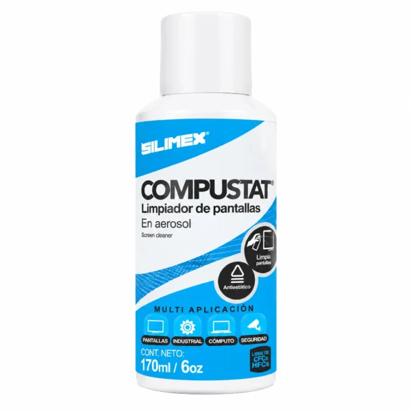 Limpiador de Pantallas en Aerosol No Conductivo para LCD LED OLED Silimex 170 ml