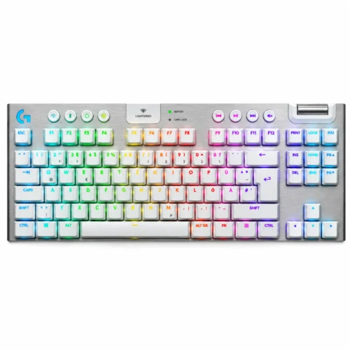 Teclado Mecánico Inalámbrico TKL Bajo Perfil para Gaming Logitech G915 X