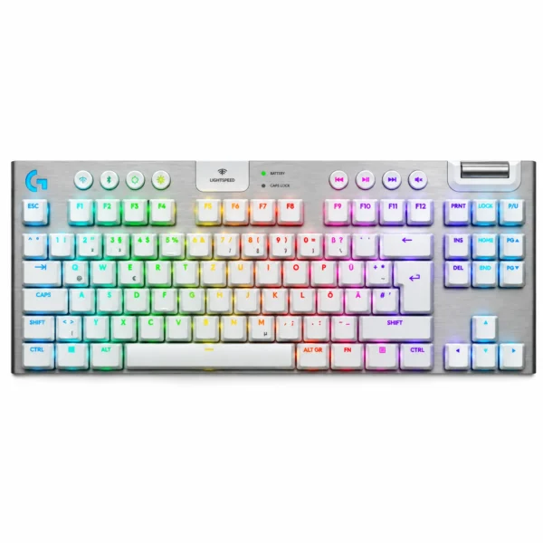 Teclado Mecánico Inalámbrico TKL Bajo Perfil para Gaming Logitech G915 X