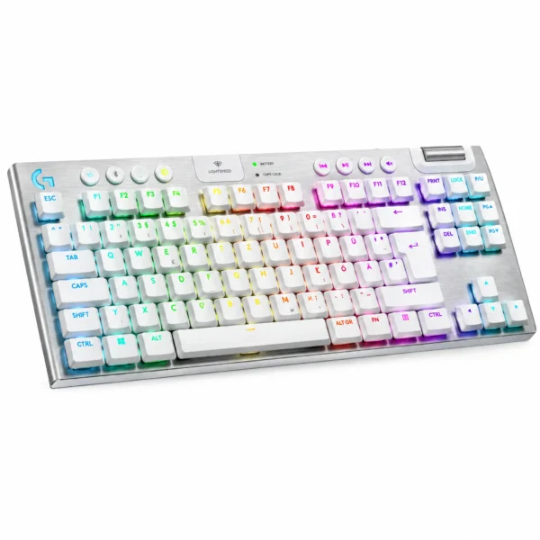 Teclado Mecánico Inalámbrico TKL Bajo Perfil para Gaming Logitech G915 X