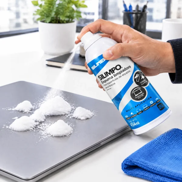 Espuma Limpiadora Silimex Silimpo 454 ml para Equipos de Cómputo